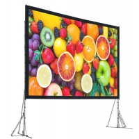 Projector Screen 84 inches 4:3 Quick Folding Front Projection Screen for Outdoor Large Concerts, Exhibitions, Cinema