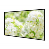 100 Inch Fixed Frame Projection Screen 16:9 Support 3D Cinema Projector Screen Black Velvet 80mm