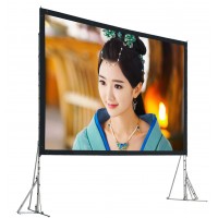 180 Inch 4:3 High Definition Heavy Duty Portable Fast Folding Projection Screen With Projection Screen