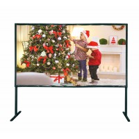 Future Screen  72 Inch Video Format 4:3 Multifunction Potable Fast Fold Front & Rear Projection Screen