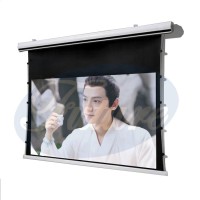 Future Screen Luxury Screen Series , 84-inch 4:3 Tab-Tension 4K Motorized Projection Screen with Aluminum alloy housing