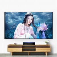 100 Inch 16:9 Ratio Pet Crystal Daylight ALR Projector Screen For Ultra Short Throw Projection Screen